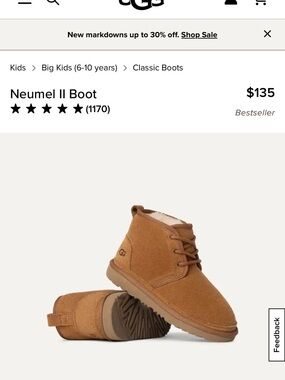 UGG Neumel II Boot in Chestnut Suede